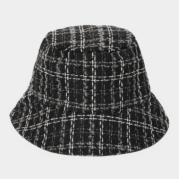 FASHNZFAB Plaid Check Bucket Hat Multi 3