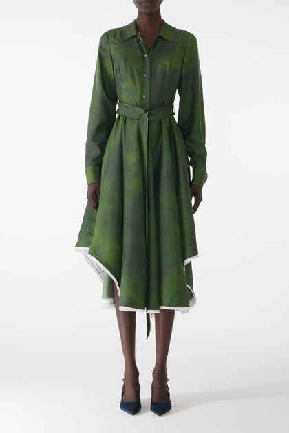 Jason Wu Hemdkleid Grün US 14 2