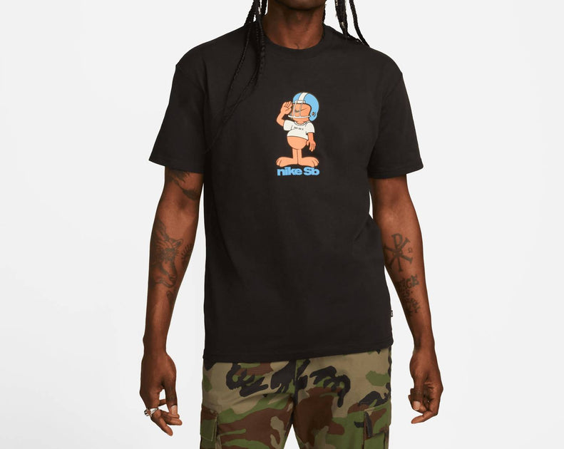 Nike SB Salute Skate T-Shirt Black Small 2