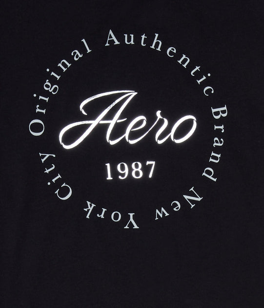 Aeropostale Circle Foil Graphic Tee Multi Large 3