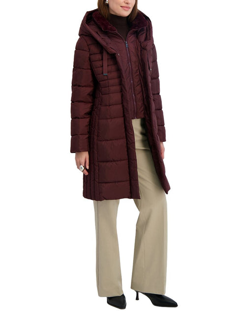 Tahari Casey Puffer Jacket Red XS 4