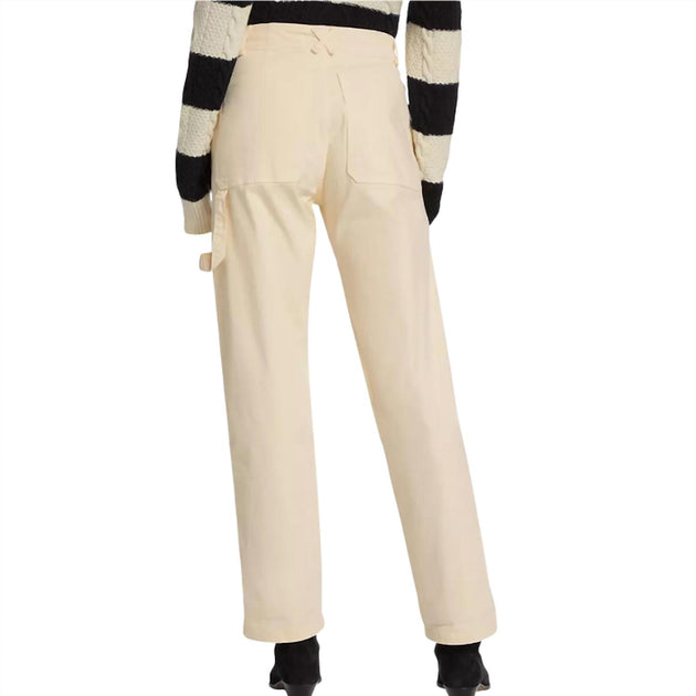 ASKK NY Women's Carpenter Pant White 29 3