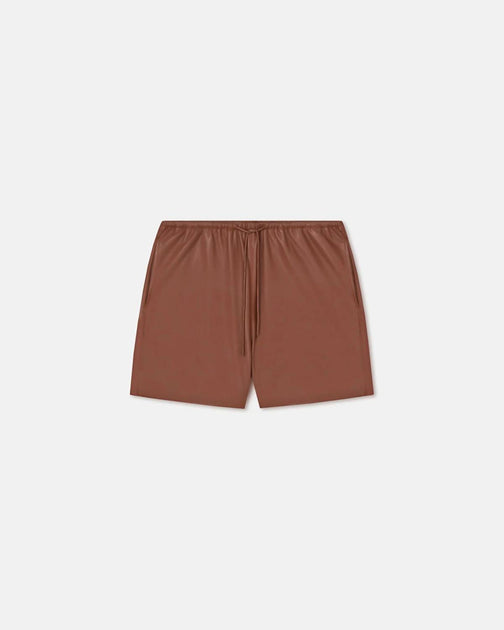 Nanushka Aniela Okobor Alt-Leather Shorts Multi XSmall 4