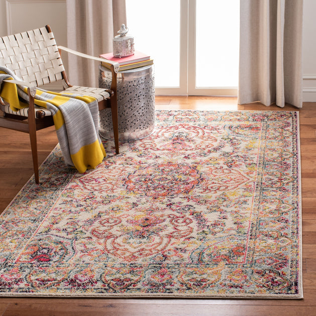 Safavieh MAD256 Teppich Elfenbein Rot 2