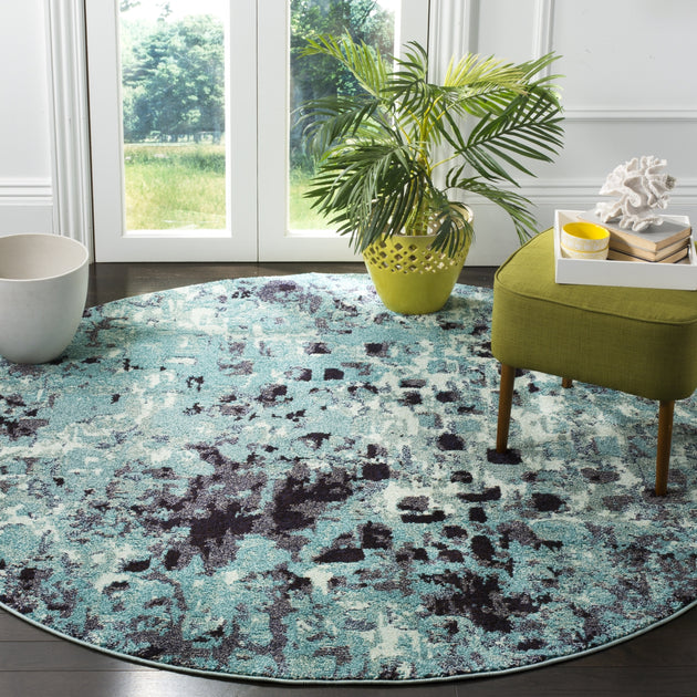 Safavieh Monaco Teppich Hellblau / Multicolor 4
