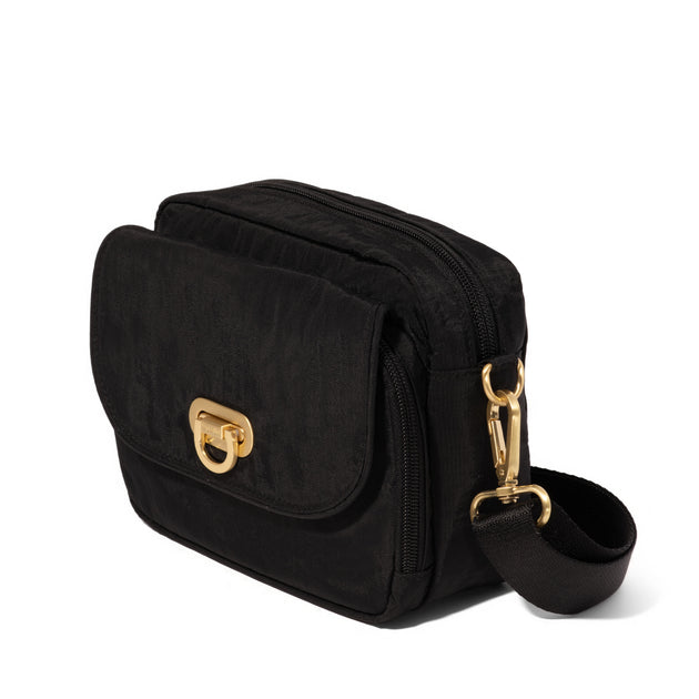 baggallini Coastal Flip Lock Camera Bag Crossbody Multi One Size 4