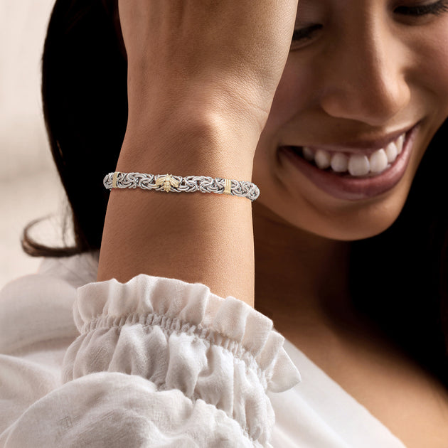Ross-Simons Byzantine Bumblebee Station Bracelet Multi 4