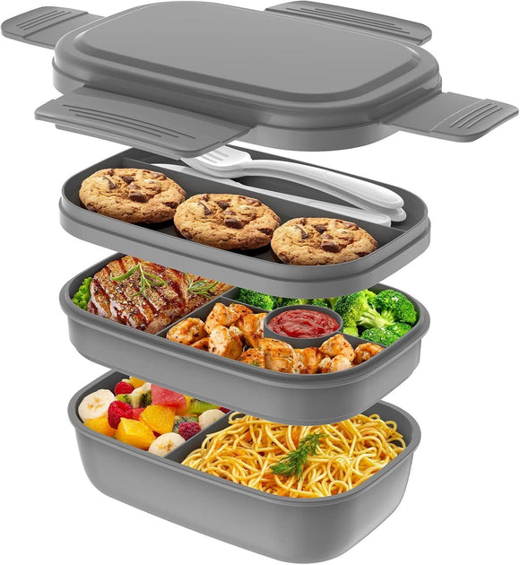 BBENTO Stackable Bento Lunch Box 3