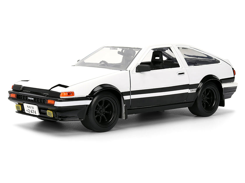 Jada Toyota Trueno AE86 White and Black 1/24 3