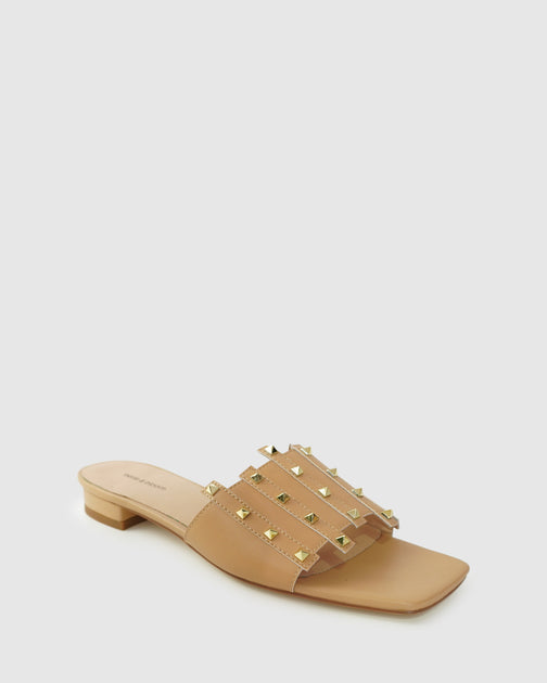 belle & bloom Until We Meet Stud Slide Black US 6 3