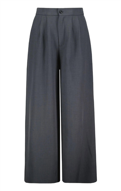 Bishop + Young Marbella Wide Leg Pant Grey Small 3