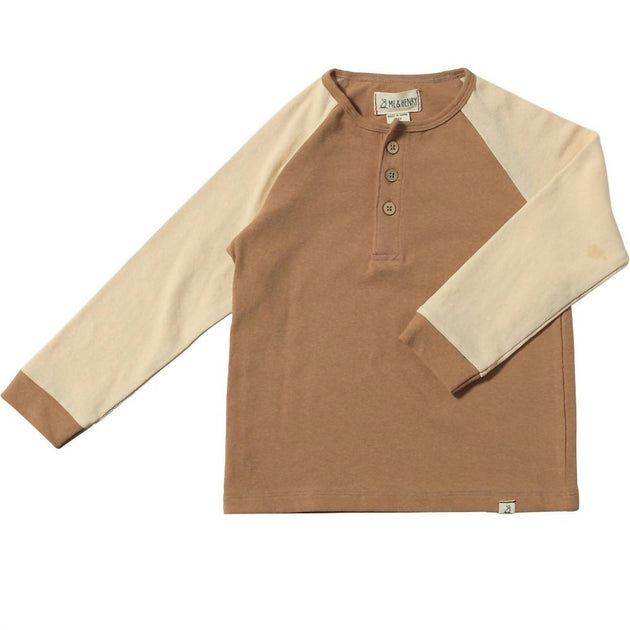 ME & HENRY Lugoff Raglan Henley Shirt Multi 6+ Jahre 3