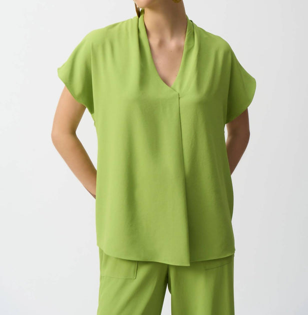 Joseph Ribkoff Relaxed Top Green UK 12 2