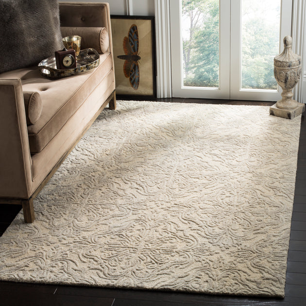 Safavieh Blossom BLM103 Area Rug Ivory/Grey 2