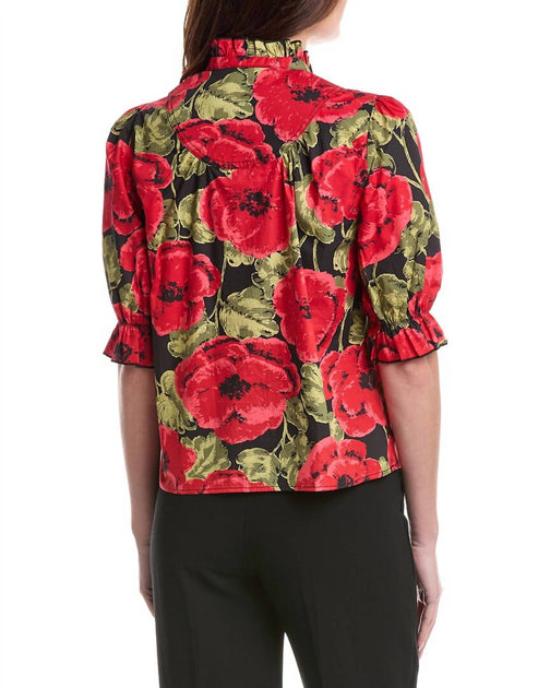 Flora Bea Edith Blouse Pink XSmall 3