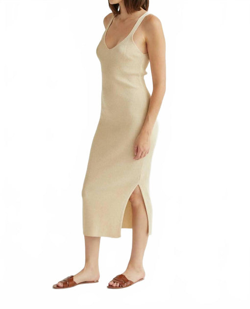 CRESCENT Monnie Sweater Knit Midi Dress Multi Large 3