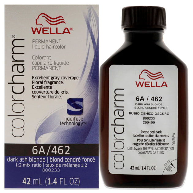 Wella Color Charm 6A Dark Ash Blonde Hair Color 2