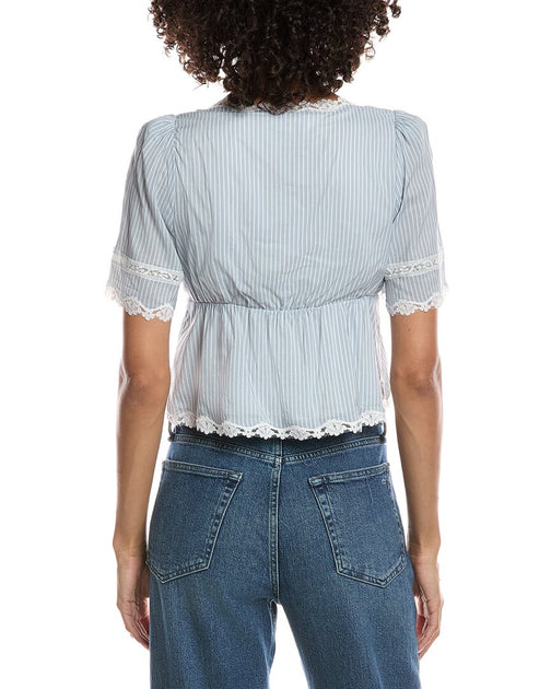 Lyra & Co Blouse à Nouer Gris Small 3