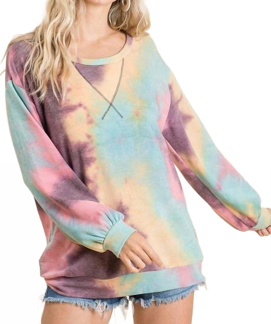 BiBi Tie Dye Pullover Multi Large 2