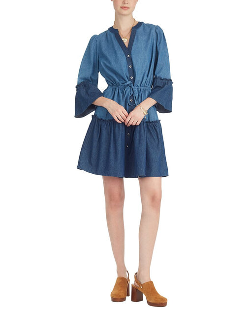 Draper James Avery Shirtdress Blue Medium 2