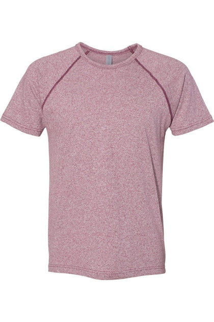 Next Level Unisex Mock Twist Raglan T-Shirt Grau XXLarge 2