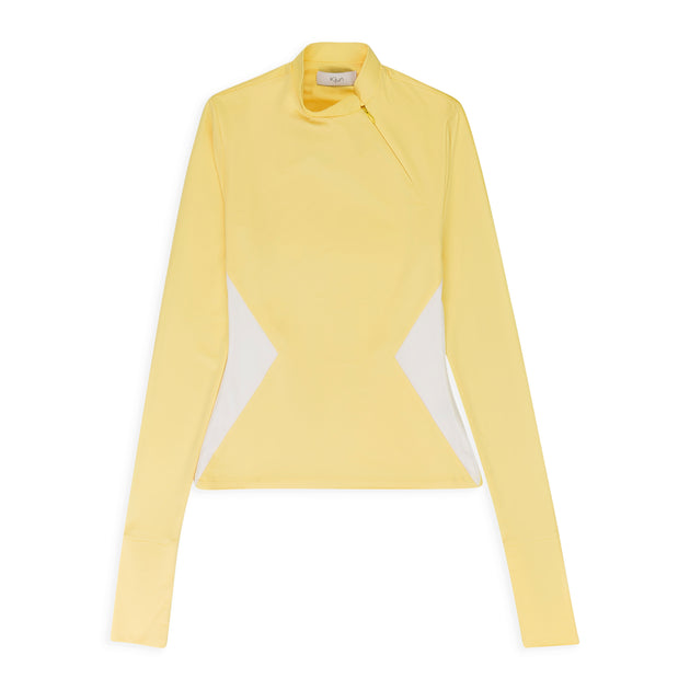 Kijun Zip Up Uniform Top Yellow Medium 2