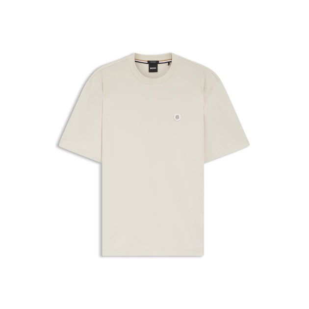 Boss Mercerized Cotton T-shirt White Small 2