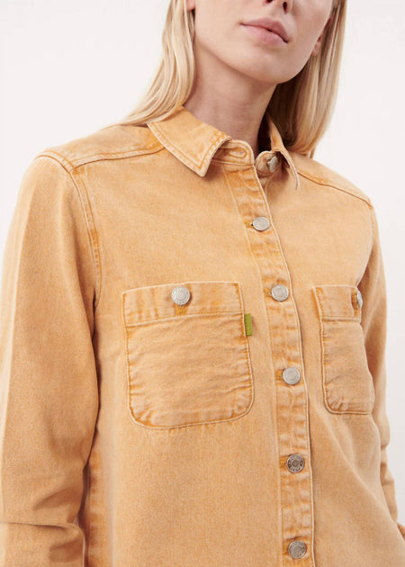 FRNCH Adina Overshirt Beige Medium 4