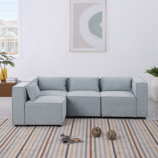 Streamdale Plush Chenille Sofa 3