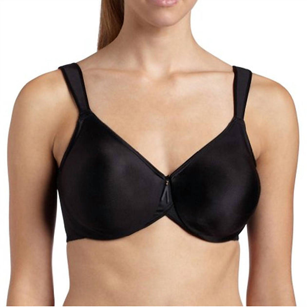 Wacoal Bodysuede Full Figure Seamless Bra Black 32D 2