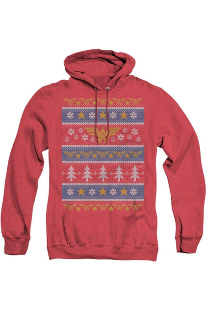 Gildan DC Comics Wonder Woman Kapuzenpullover Rot XL 2
