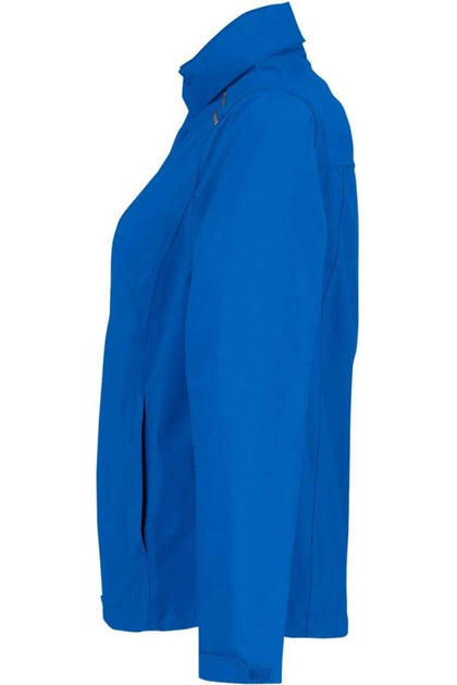 CORE365 Damen Packbare Regenjacke Blau Groß 3