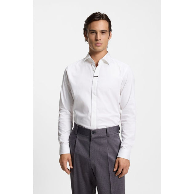 Hugo Boss Modern-fit Shirt White US 16 4