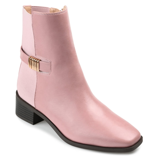 Journee Collection Aubrie Bootie Brown US 6.5 2