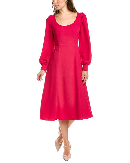 Julia Jordan Midi Dress Pink US 6 2