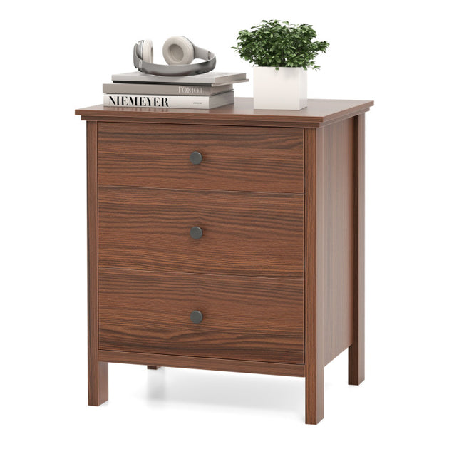 Hivvago Nightstand Black 5