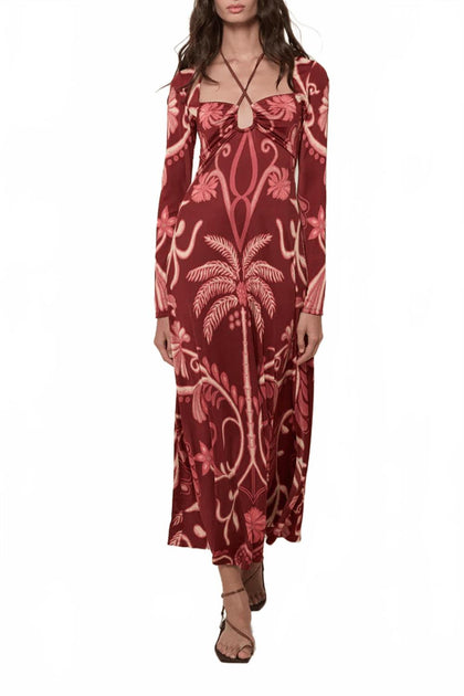 Johanna Ortiz Festive Performance Dress Red US 10 2