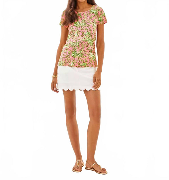 Lilly Pulitzer Etta Top Multi XXS 5