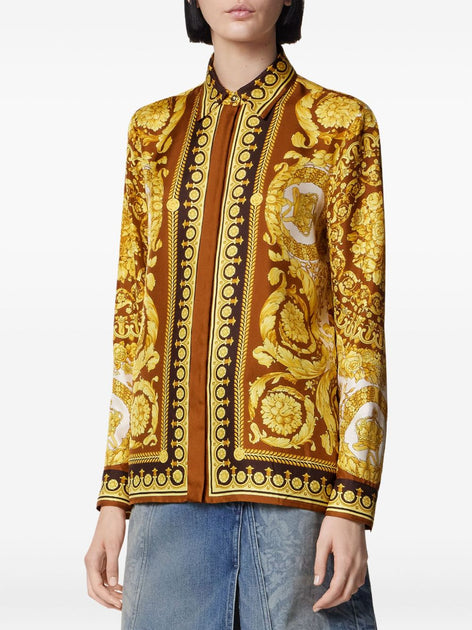 Versace Long-Sleeved Top Yellow EU 40 4