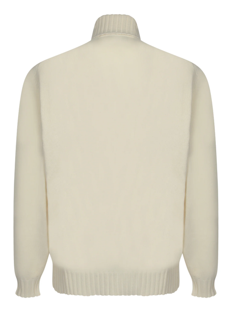 Filippo De Laurentiis Turtleneck Sweater Beige EU 48 3