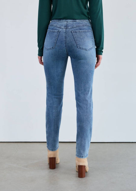 FDJ Pull-On Pencil Ankle Denim Blue US 10 3