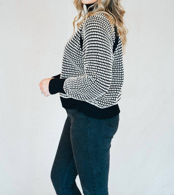Cleobella Madison Sweater Black Large 3