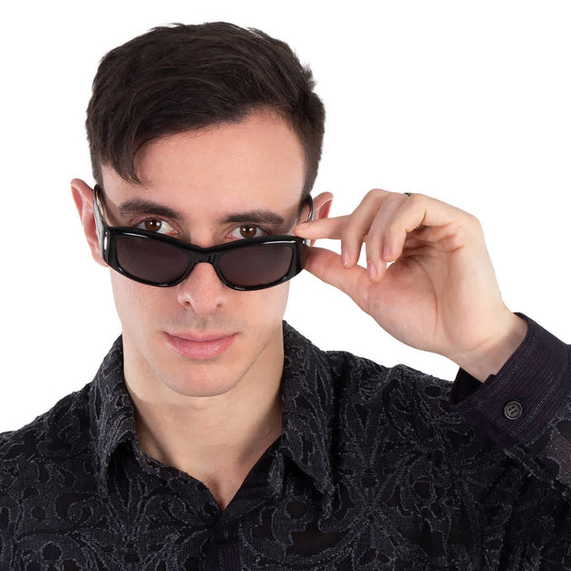Mr. Leight ALOHA DOC S Oval Sunglasses Black-Gunmetal 52 3