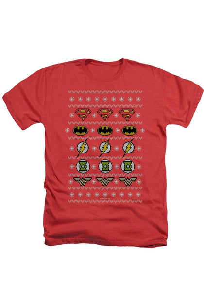 Gildan Justice League of America Justice Shields Tee Red/XL 2