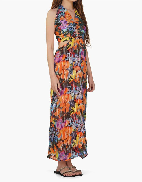 America & Beyond Turks And Caicos Dress Multi Medium 3