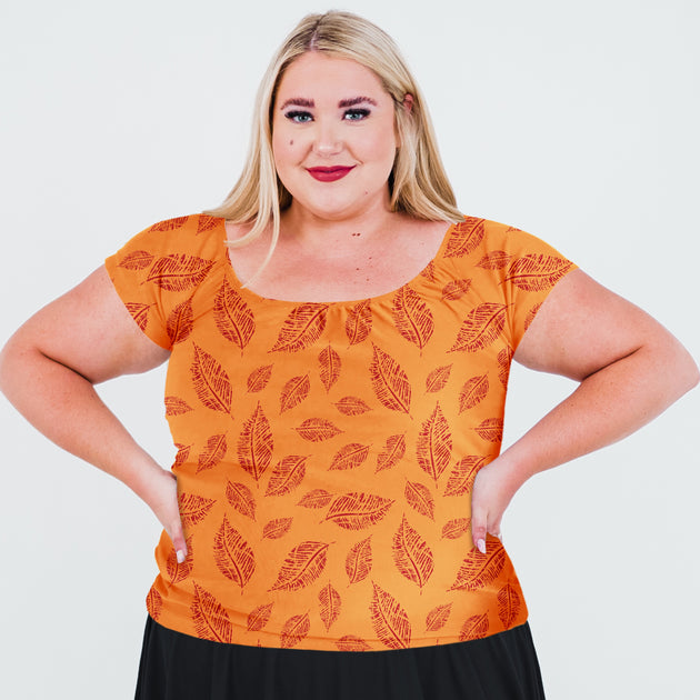 Calypsa Zoey Crop Swim Top Multi 2