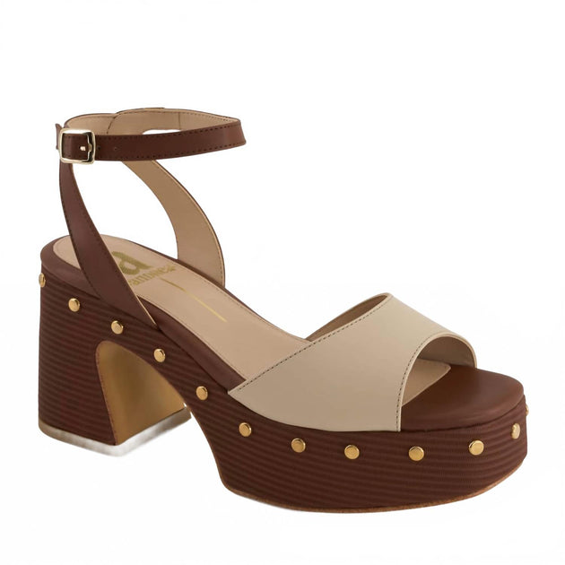 Andrea Two-Tone Sandal Brown US 7 2