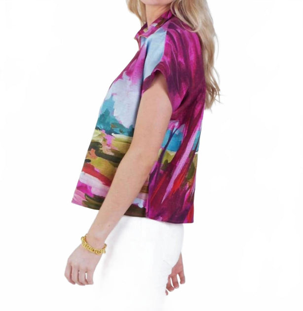 Emily McCarthy Poppy Pullover Top Multi XXS 3