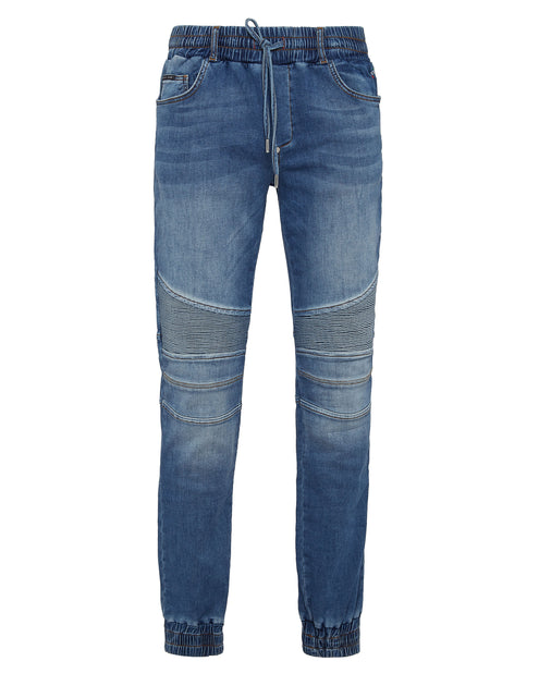 Philipp Plein Denim Jogging Trousers Basic Blue 38 2