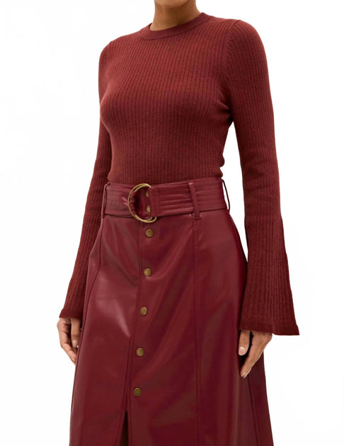 Marie Oliver Carrey Top Red Medium 2